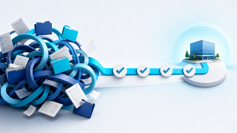 Simplification d’un parcours administratif complexe pour une entreprise